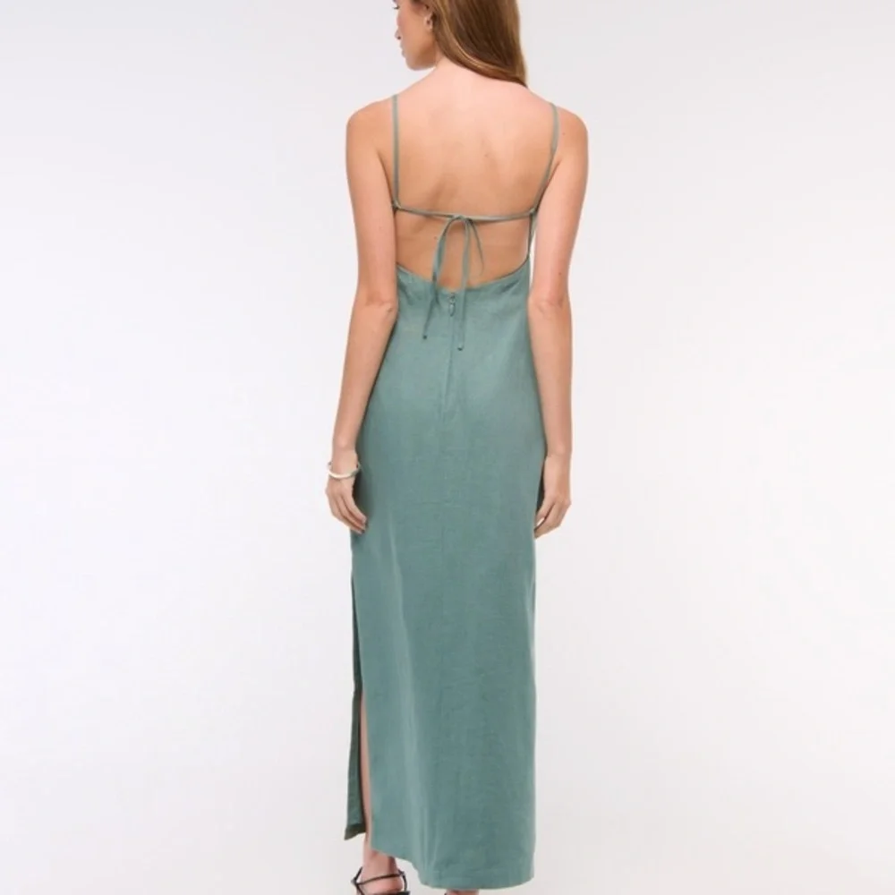 Abercrombie & Fitch Seafoam Midi Dress Sundress - Picture 5 of 12